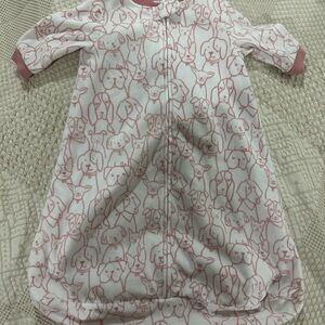 Adorable Pink Dog Print Sleep Sack